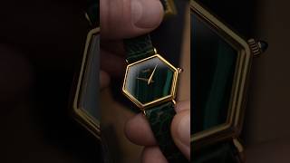 1970s Hexagon Piaget Malachite in 29x315mm 18k yellow gold  Ref 9558 it’s awesome 💚🫶 watches [upl. by Ahseei930]