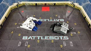 HEXBUG Battlebots Rivals Bite Force vs Blacksmith Battle Video [upl. by Rustice]