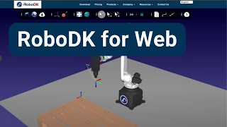 RoboDK for Web  Simulate your robot online [upl. by Eeresed]