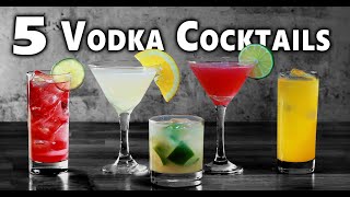 5 Easy Vodka Cocktails To Make At Home  Booze On The Rocks [upl. by Ycal132]