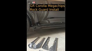 GR Corolla Megachips Rock Guard Install [upl. by Anan]