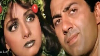 Tera bimar Mera Dil  Sridevi Sunny Deol chaalbaaz movie  hit Bollywood song [upl. by Corry]