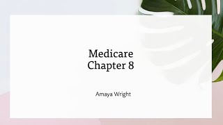 Chapter 8 Medicare [upl. by Mapel101]