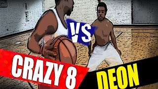 1v1 basketball Game 095 Crazy 8 vs Deon [upl. by Bibah523]