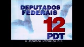 PDT  Horário Eleitoral Deputado Federal SP 2006 [upl. by Adali]