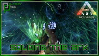 SOLO ALPHA TEK CAVE AND OVERSEER Soloing the Ark S6E81 [upl. by Ayardna]