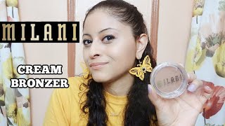 I TRIED MILANI CHEEK KISS CREAM BRONZER  REVIEW  Trina Beauty [upl. by Amitak305]