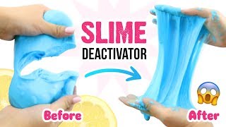 DIY SLIME DEACTIVATOR How to Soften Slimes Using These GENIUS HACKS [upl. by Eilloh619]