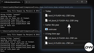 How to Extract Sony BootsinInit Bootsin and Get its IMG Files [upl. by Esyla]