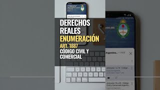 ¿Cuáles son los Derechos Reales enumerados en el Código Civil y Comercial Argentino [upl. by Athal]