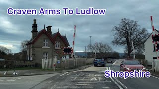 We are heading down the A49 in Shropshire towards Hereford passing through Craven Arms [upl. by Merrow]