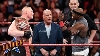 Brock Lesnar versus Bobby Lashley Full Match Video Breakdown by Paulie G [upl. by Frankie233]