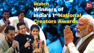 Watch Winners of Indias first National Creators Awards [upl. by Vidda]