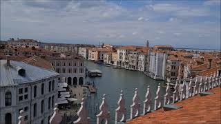 Venedig von oben Rooftop quotT Fondaco dei Tedeschi  Kaufhaus der Deutschenquot [upl. by Nylemaj]