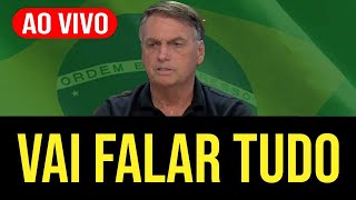 BOLSONARO AO VIVO VAI FALAR TUDO 🔴 [upl. by Kirchner]