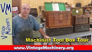 Machinist Tool Boxes A Tour of Boxes Saved from the Scrapper [upl. by Yelsgnik949]