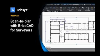 Scantoplan with BricsCAD  BricsCAD for Surveying [upl. by Akkire450]