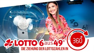 Die Ziehung der Lottozahlen vom 11122024 in 360 Grad [upl. by Wachter]