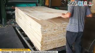 Block Board Plywood Process [upl. by Nellda]