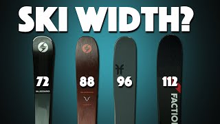 Whats the best Ski width for you [upl. by Eimmij]