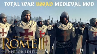 MASSIVE 1100 AD UPDATE  1100 AD Mod Rome 2 Total War Gameplay [upl. by Thoer]