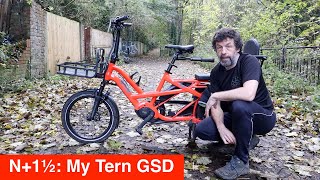 N1½ A look at my Tern GSD cargobike [upl. by Ekez469]