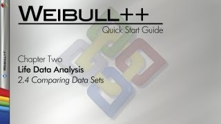 Weibull 8 Quick Start Guide Chapter 24 Comparing Data Sets [upl. by Ramsden]