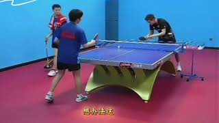 Zhang Jike Chop Blocking [upl. by Nodnrb]