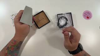 Mens I Love You Morse Code Bracelet Unboxing and Demo [upl. by Lellih]