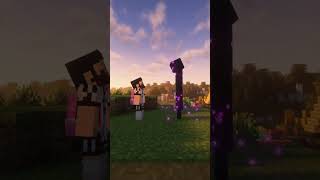 Minecraft MAS OLHO A OLHO COM O ENDERMAN👀minecraft minecraftshorts shorts funny memes [upl. by Dareen]