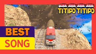 BEST Titipo Songs  Wheels on the train  Train song  Titipo Titipo [upl. by Relly]