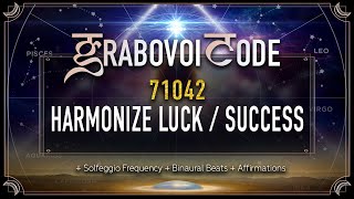 Grabovoi Numbers to HARMOIZE LUCK and SUCCESS  Grabovoi Sleep Meditation with GRABOVOI Codes [upl. by Hamish]