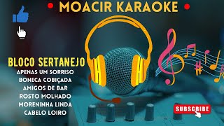 KARAOKE  BLOCO SERTANEJO  Vários Artistas [upl. by Arteid]