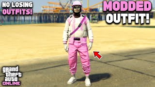 GTA 5 Online Easy Pink Joggers Modded Outfit With Glitched Armor No Transfer [upl. by Aztilay34]