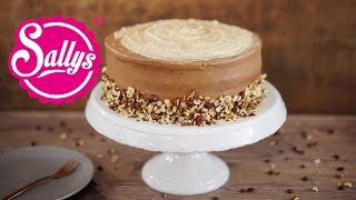 HaselnussLatteMacchiatoTorte mit Nutellacreme  Sallys Welt [upl. by Anhavas]