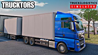 Truk Tronton FUSO Biru Gandeng Kontainer Sembako Panjang  TRUCK SIMULATOR  4K 60FPS  PS5 [upl. by Eserahc]