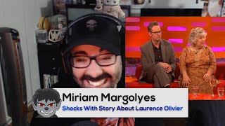 Miriam Margolyes Shocks With Story About Laurence Olivier  The Graham Norton Show Reaction [upl. by Alleirbag]