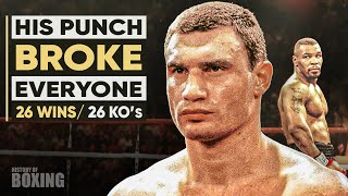 He Broke Tysons Record One Punch Knockouts and the True Story of Vitali quotDr Ironfistquot Klitschko [upl. by Demmy]