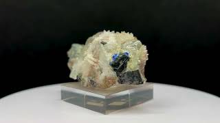 LINARITE FLUORITE 1N007 [upl. by Yelknirb]