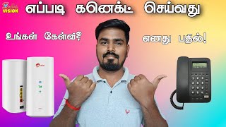 How To Airtel Air Fiber Landline Connection Setup In Tamil 2024  Unlimited Voice call With Landline [upl. by Delaney]