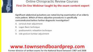 Chiropractic National Board Question  SPEC amp Part III Exam Abdominal Pulsations [upl. by Niatirb]