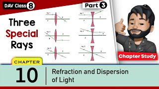 Chapter 10  Refraction and Dispersion of Light  Class 8 DAV Science  Chapter Study  Part 3🔥🔥 [upl. by Sink]