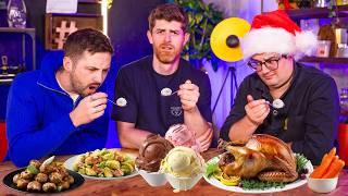 Chefs Review XMAS DINNER ICE CREAM and more  Sorted Food [upl. by Stilla]