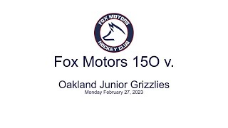 Fox Motors v Oakland Junior Grizzlies [upl. by Bundy109]