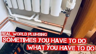 HOW TO FIT A RADIATOR in your HOME  REAL WORLD PLUMBING [upl. by Surad]