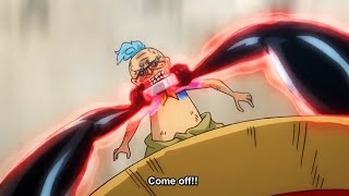 Luffy uses Ryuo for the first time  Removes the Bomb Collar amp saves the old man [upl. by Sherwynd811]