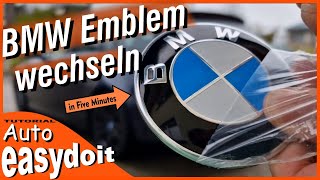 BMW Emblem wechseln BMW Logo austauschen BMW Zeichen vergammelt [upl. by Britta]