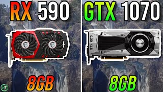 RX 590 vs GTX 1070  Any Difference [upl. by Afrikah]