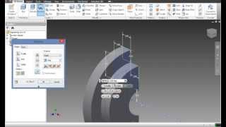 Using the Revolve Feature Creating Cylindrical Objects  Autodesk Inventor Tutorial 2 [upl. by Nicolina]