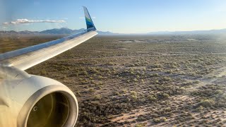 4K HARD Porpoising Afternoon Tucson Landing  Alaska Airlines  Boeing 737990  TUS [upl. by Liborio]